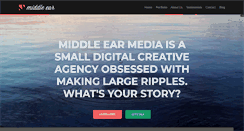 Desktop Screenshot of middleearmedia.com