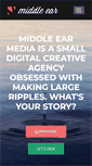 Mobile Screenshot of middleearmedia.com